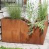 Buy cheap Contemporary Corten Steel Corner Metal Planter Box For Residential from wholesalers
