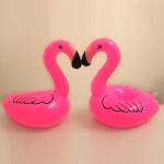 Flamingo Pool Floating PVC Inflatable Can Holder for Party,promotional gifts