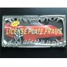 Buy cheap Crocodile Mouth Style Metal License Plate Frames Crack And Corrosion Resistant from wholesalers