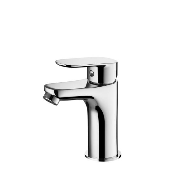 Buy cheap Cold Hot Water Bathroom Basin Tap With Spout Height 99 Mm 3/8 Inch Hoses from wholesalers