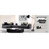 Buy cheap European Modern Elegant Extra Large Velvet Black Sectional Sofa Furniture from wholesalers