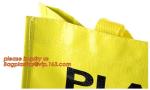 Supermarket Foldable Shopping Bag PP Woven Fabric Reusable Bag,Promotional