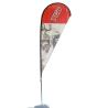 Buy cheap Custom 2.8m 3.4m Teardrop Beach Flag , Durable Flying Advertising Flag from wholesalers