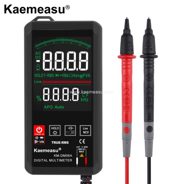 Buy cheap Kaemeasu 06C Color Display Multimeter Tester Electrician Smart Voltmeter Multimetro Digital from wholesalers