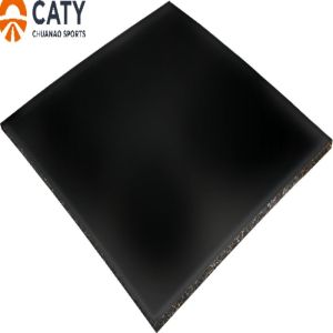 China Anti Slip SBR Fitness Rubber Flooring Tile Black For Indoor Outdoor on sale