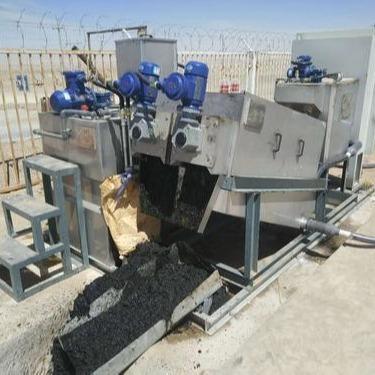 Buy cheap Carbon Steel Sludge Dewatering Machine , 0.3Kw Multi Disc Screw Press from wholesalers
