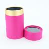 Buy cheap Cosmetic Round Packaging Box ,Window Cylinder Tube Packaging Colorful from wholesalers