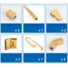 Buy cheap 135 Degrees Partitioned Shower Door Profile Waterproof Shower Door Hardware from wholesalers