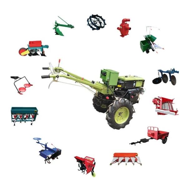 Buy cheap 12hp Walking Farm Tractor 18hp Mini Diesel Walking Hand Tractor 16hp from wholesalers