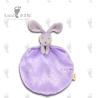 Buy cheap Purple Plush Soothing Stuffed Animal Baby Comforter Toy 25 X 28cm from wholesalers