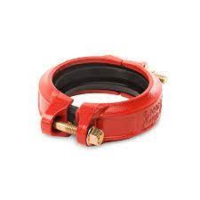 Buy cheap 140mm Oem Grooved Clamp Coupling In Red Color For Rigid Connection from wholesalers