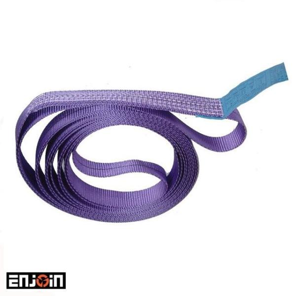 Buy cheap Width 50mm Endless Webbing Sling High Strength Dyeing White / Violet Color from wholesalers