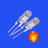 Buy cheap 0.5W 5mm Orange Color 600-610nm Clear Lens Round Head Short Pins With Heat Sink For illumination from wholesalers