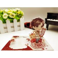 Buy cheap OEM Anime Acrylic Stand Figure , 130mm Clear Plastic Display Stand product