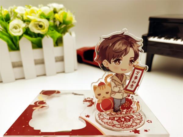 Buy cheap OEM Anime Acrylic Stand Figure , 130mm Clear Plastic Display Stand from wholesalers