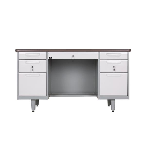 Buy cheap CBNT Adjustable Standfoot Double Pedestal Office Table Steel Office Desk from wholesalers