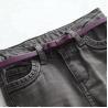 Buy cheap Med Grey Kids Denim Clothes Baby Girl Jeans Pants With Stretch Adjustable Waist from wholesalers