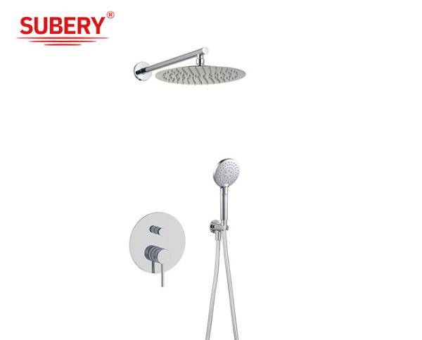 Buy cheap ABS 3 Function In Wall Shower Faucet Chrome Faucet OEM from wholesalers