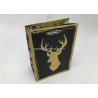 Buy cheap Small / Large Xmas Gift Bags , Paper Christmas Goodie Bags Full Gold Hot Stamping Printed from wholesalers