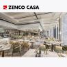 Buy cheap Hotel Restaurant Furniture Set Includes Leather Dining Chair And Marble Dining Table from wholesalers