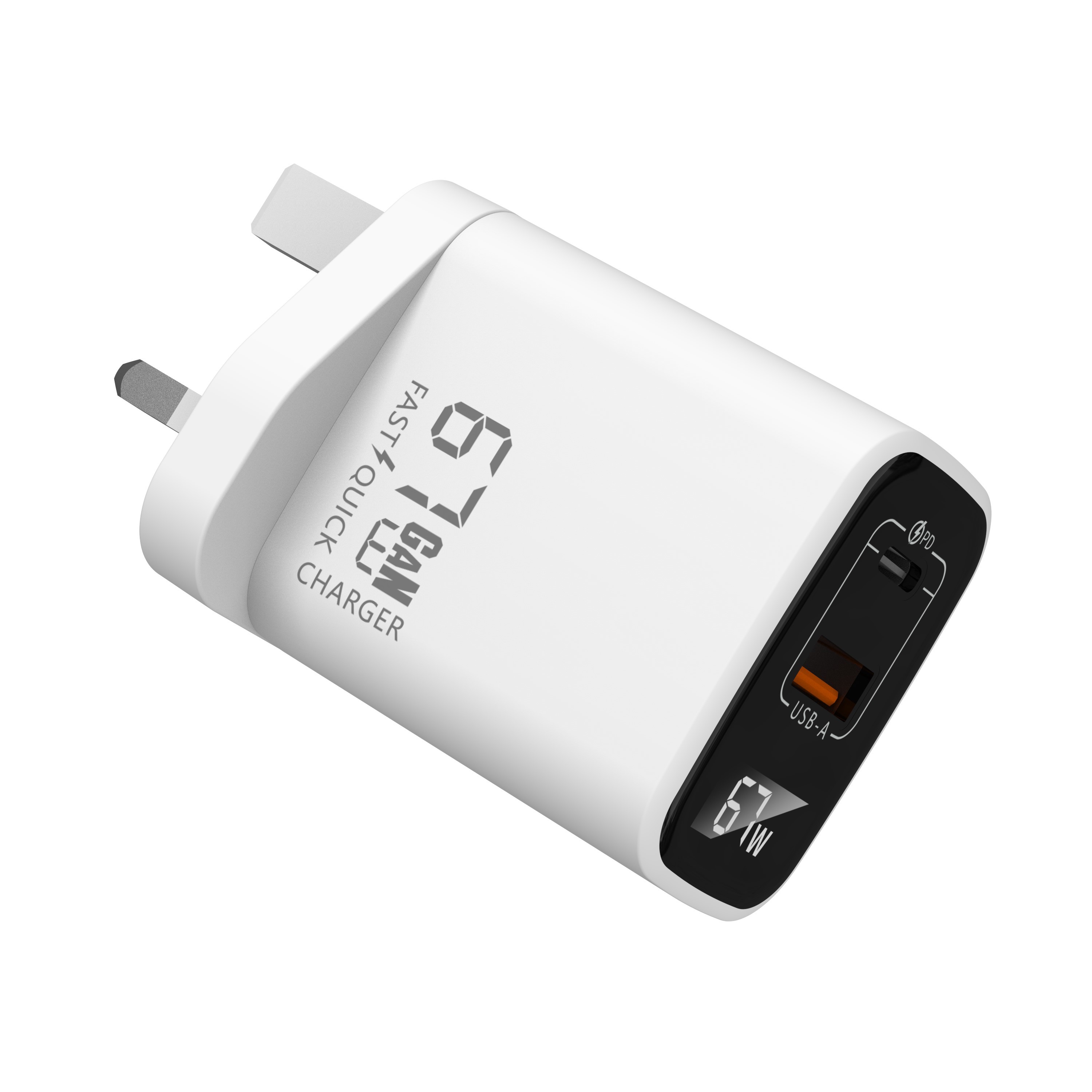 67W USB C Charger GaN Fast Charging Block Compatible with MacBook