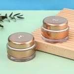 Customize Labels 15ml 30ml 50ml 100ml 200ml Pink Rose Golden Color Double Wall