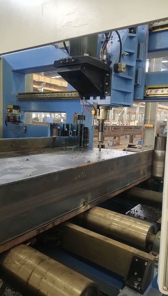 Steel Structure Fabrication Core Machine High Speed CNC H Beam Drilling Machine Line