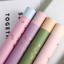 Buy cheap Krio English Waterproof Floral Flower Packaging Paper from wholesalers