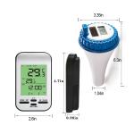 Wireless Solar Floating Water Thermometer For Elderly And Children Supply
