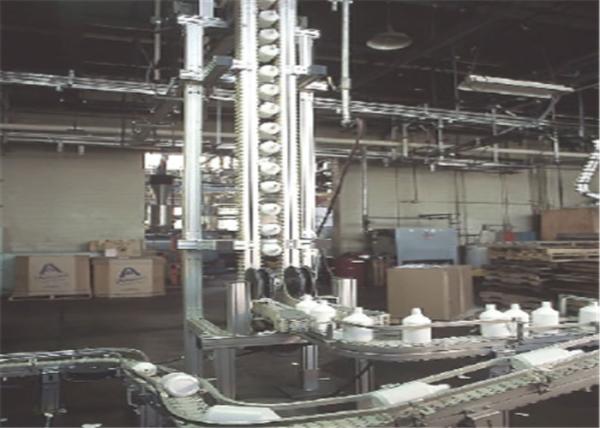 Buy cheap 380V Vertical Lift Conveyor Automatic Control For Transporting Metal Can from wholesalers