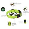 Buy cheap C906 Wholesale Factory Cheap Price C906 Luminous Nylon Pet USB Rechargeable Led Dog Collar for safety from wholesalers