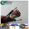 Buy cheap ROUND CRANE CABLES WITH TWO STEELS, ECHU FLAT CABLE from wholesalers