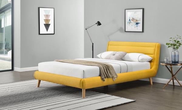 Buy cheap Yellow/Blue Fabric Full Size Children Upholstered Bed Wholesale Bed Manufacturers from wholesalers