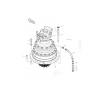 Buy cheap Red Hydraulic Excavator Parts Swing Motor Solar 255LC-V DX255 401-00352 from wholesalers