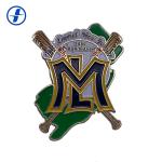 Fashion Sports Trading Pins , Butterfly Clutch Custom Baseball Pins