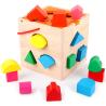 Buy cheap Wooden 16 Hole Intelligence Box Children Color Cognitive Shape Matching AIDS from wholesalers