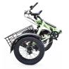Buy cheap Aluminum Alloy Frame 3 Wheel Electric Tricycle Folding 20 Inch Fat Tire Electric Cargo Bike from wholesalers