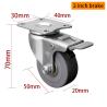 Buy cheap 35kg 2 Inch Swivel Caster Wheels Mini 50mm Castor Wheels 262P-56 from wholesalers