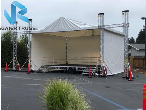 Buy cheap Pagoda Roof / Tower Sgaier Truss High Strength For Lighting / Speakers from wholesalers