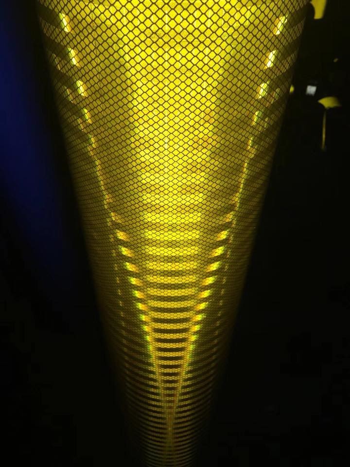 Eco solvent/UV printable prismatic reflective sheeting vinyl for traffic sign