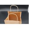 Buy cheap ODM / OEM Eco Friendly Kraft Brown Paper Bags Printing Square Bottom from wholesalers