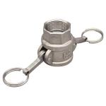 Equal SS 304 316 Stainless steel Camlock Coupling of Type D quick connector NPT