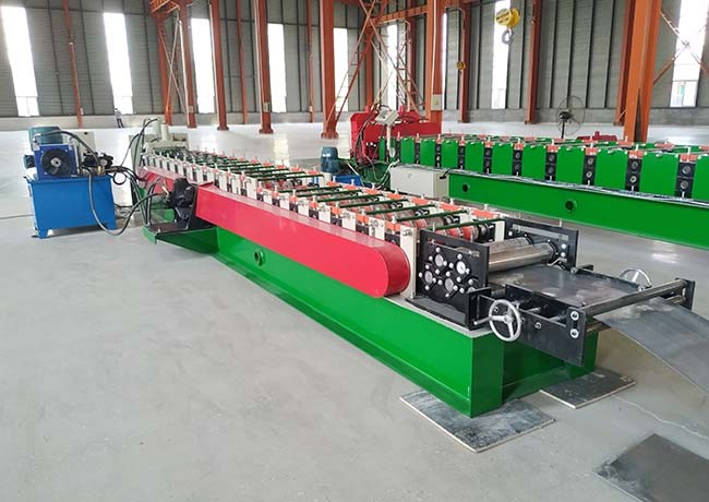 Weight 3.5T Color Steel Roll Forming Machine Under Frame 300H Beam Voltage 380V