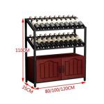 Cold Rolled Steel Wine Corner Shelf Shelf Wine Supermarket Wine Shelves For
