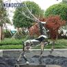 Buy cheap Abstract Outdoor Stainless Steel Artists Garden Geometry Sika Deer Highly Crafted from wholesalers