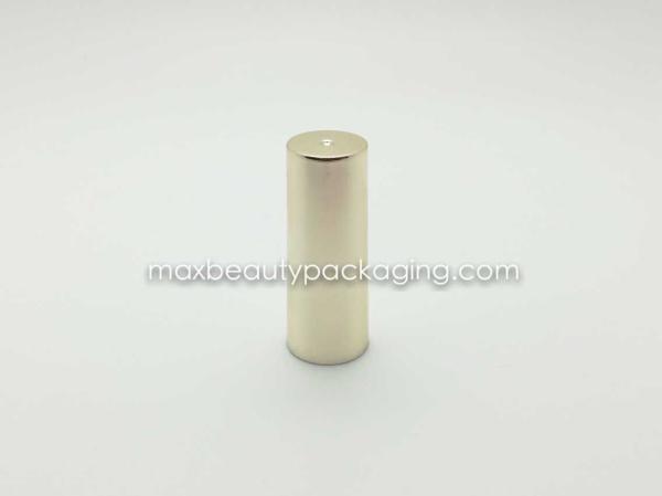 Buy cheap N1025 nail polish cap nail polish packaging plastic cap UV metallic gold coating finish nail polish cap and flat brush from wholesalers