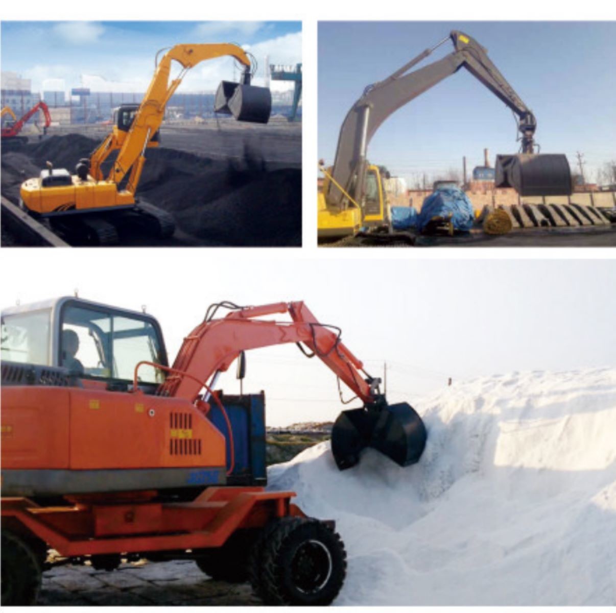 5-40ton Excavator Hydraulic Rotating Grab Clamshell Bucket for all type excavators