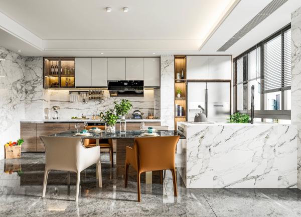 Buy cheap Customized Modern Kitchen Cabinet with Veneer Door Finish and HardWare Options from wholesalers