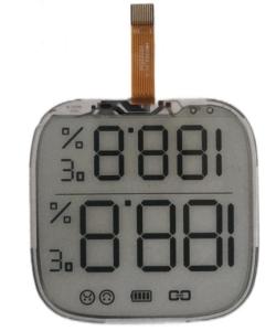 China 2.7 Inch Electronic Paper Display Digital Signage E Ink Segmented Display on sale