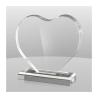 Buy cheap Custom Size Heart Shaped Acrylic Plaque Plexiglass Awards For Business Recognition from wholesalers